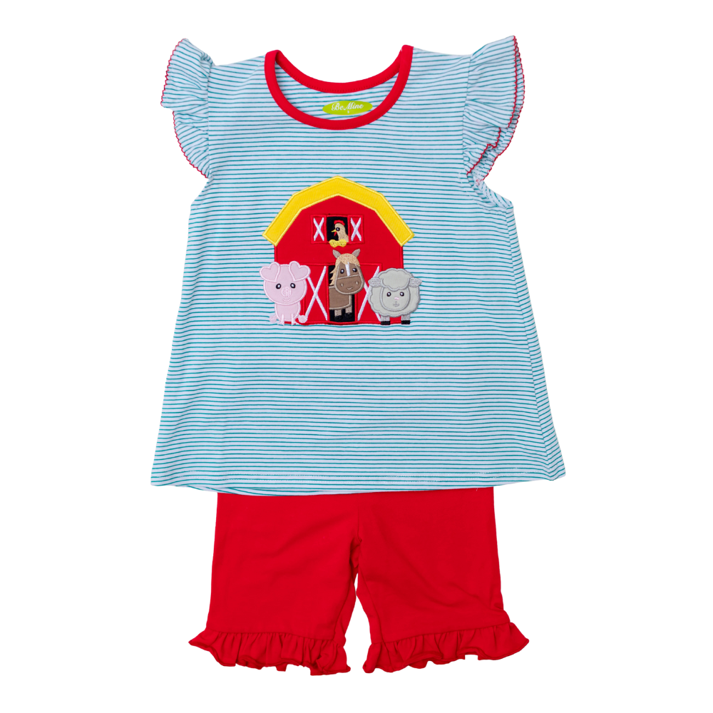 Applique Farm Girl