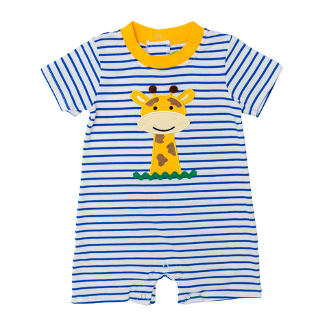 Applique Farm Boy's Short Set - 17S23