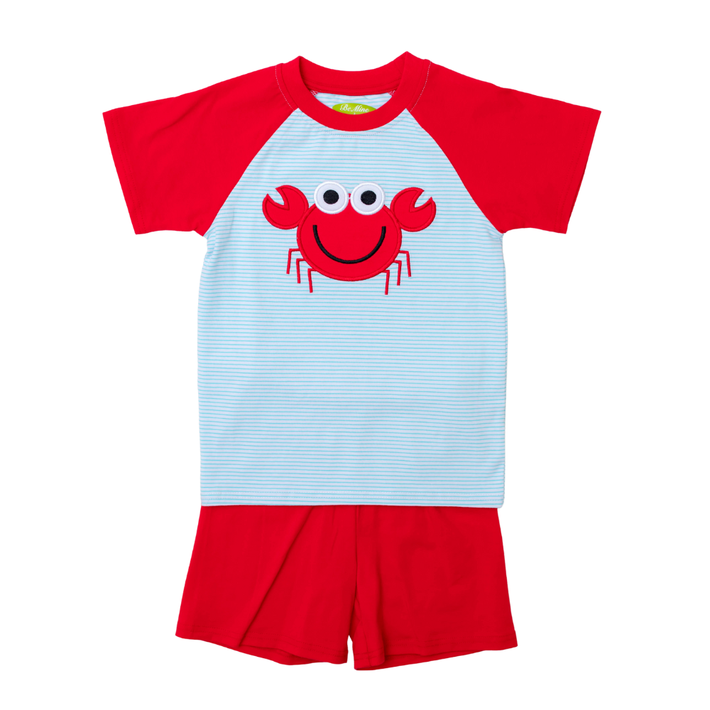 Applique Crab Boy